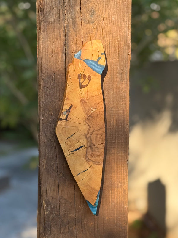 Israel Shaped Mezuzah Case