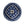 Embroidered Kippah – Squares Design – Blue