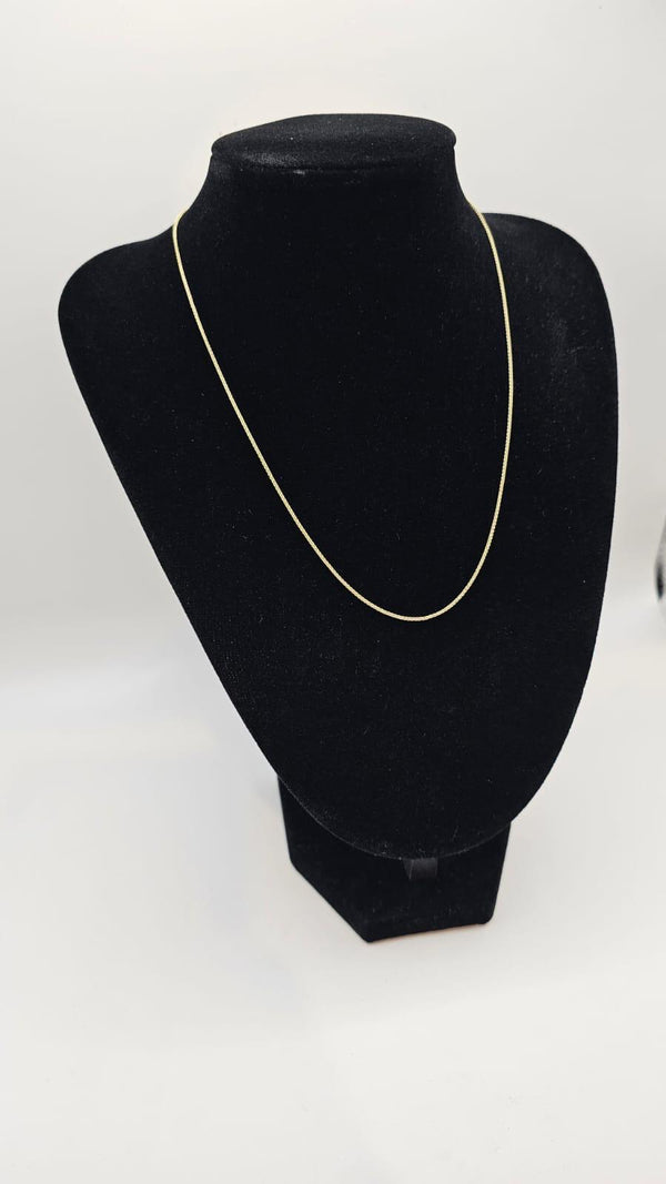 "SHELLY" – 14K Yellow Gold Chain Necklace