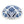 Embroidered Kippah – Ancient Design – Blue